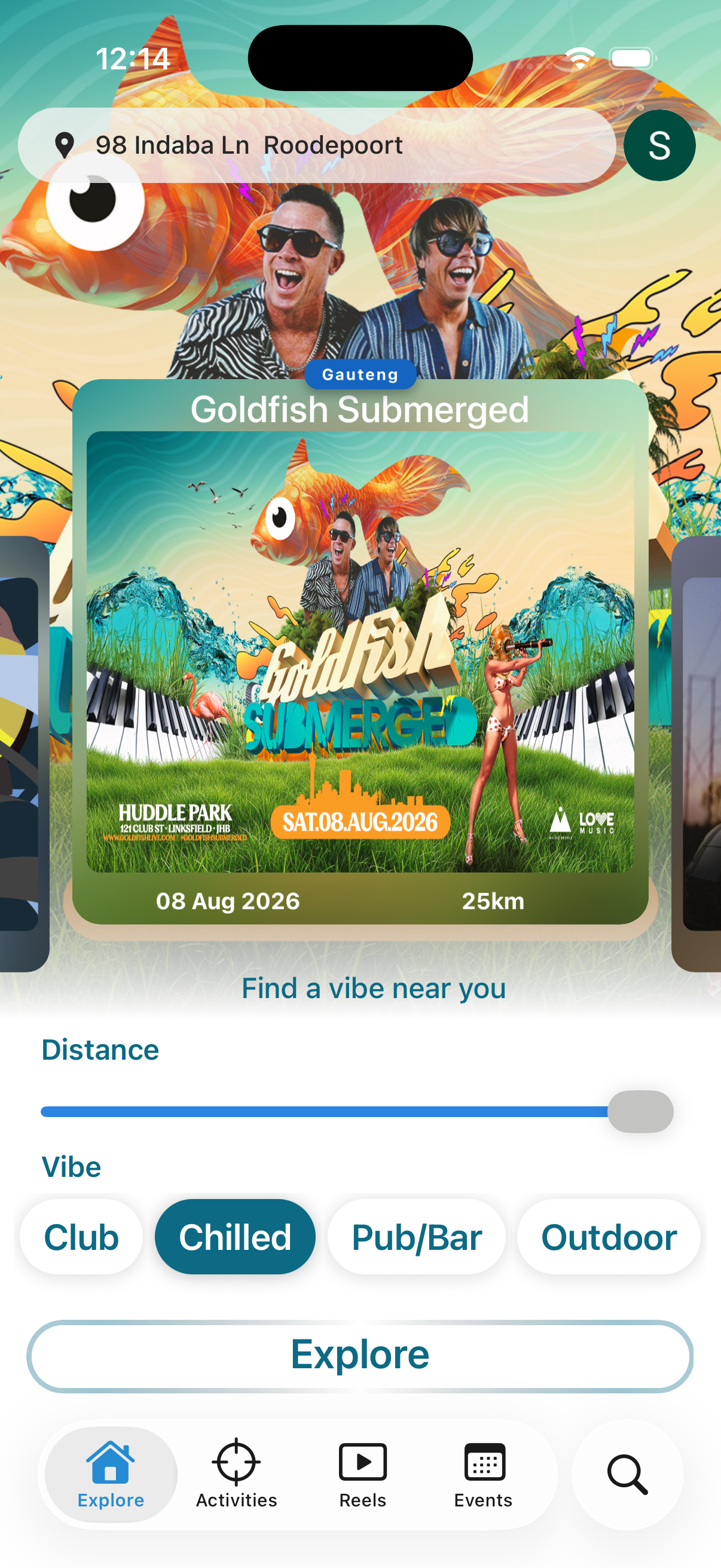 Explore Screen